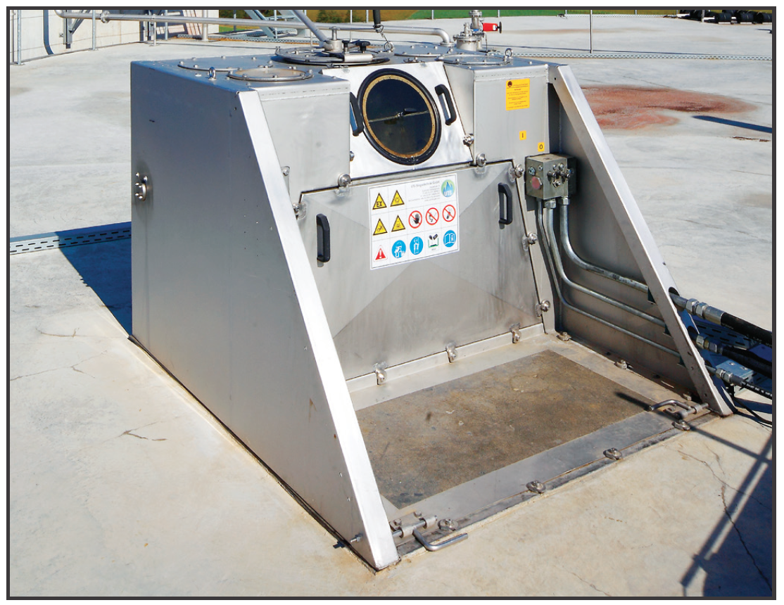 ANAERGIA – Service boxes of High Solids Mixers with Service Boxes