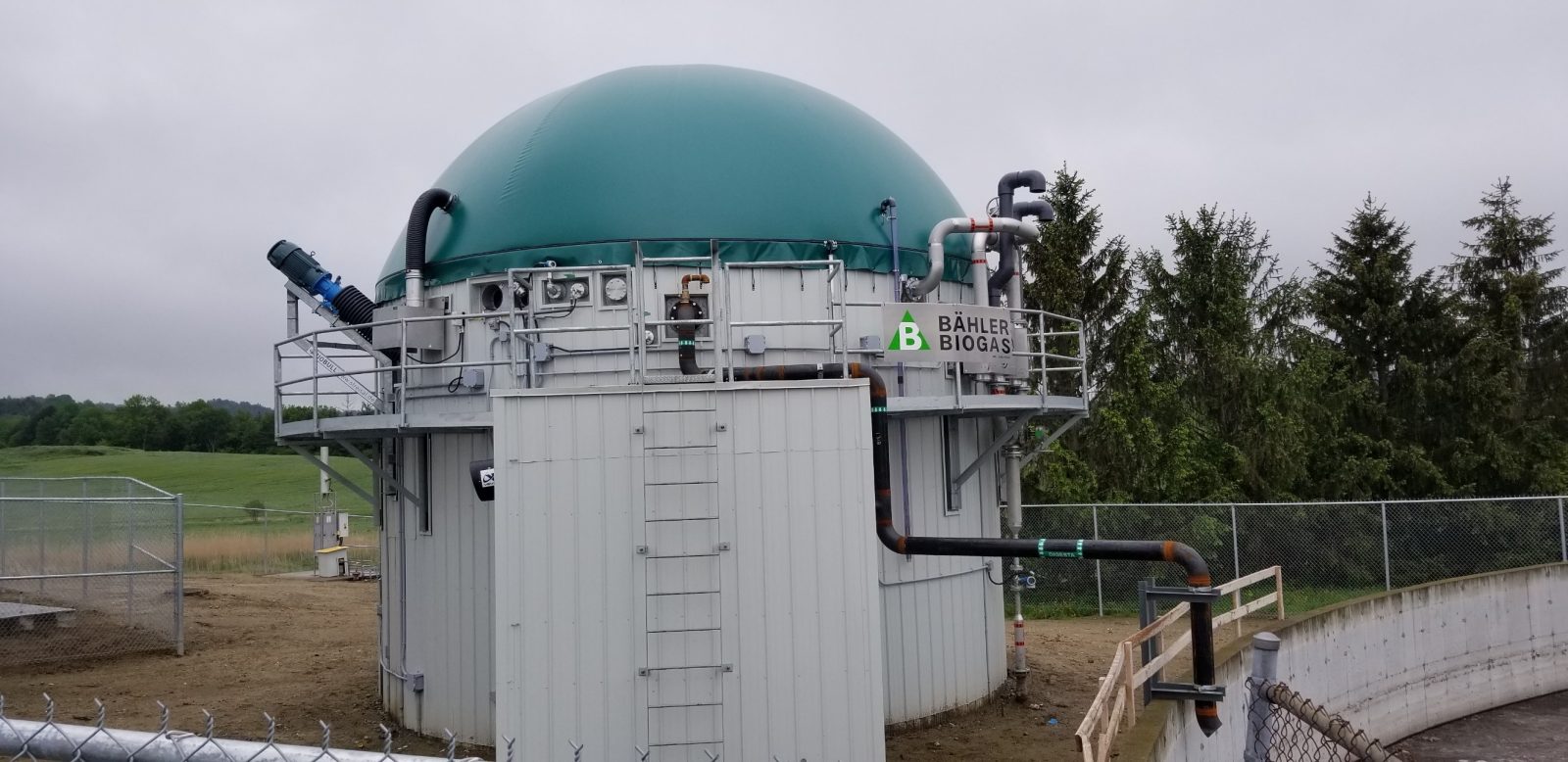 Bahler Biogas - Installations du projet de biométhanisation des déchets agricoles à petite échelle
