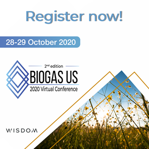 Virtual Register to the Biogas USA 2020 Conference now - Banner